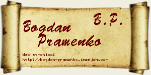 Bogdan Pramenko vizit kartica